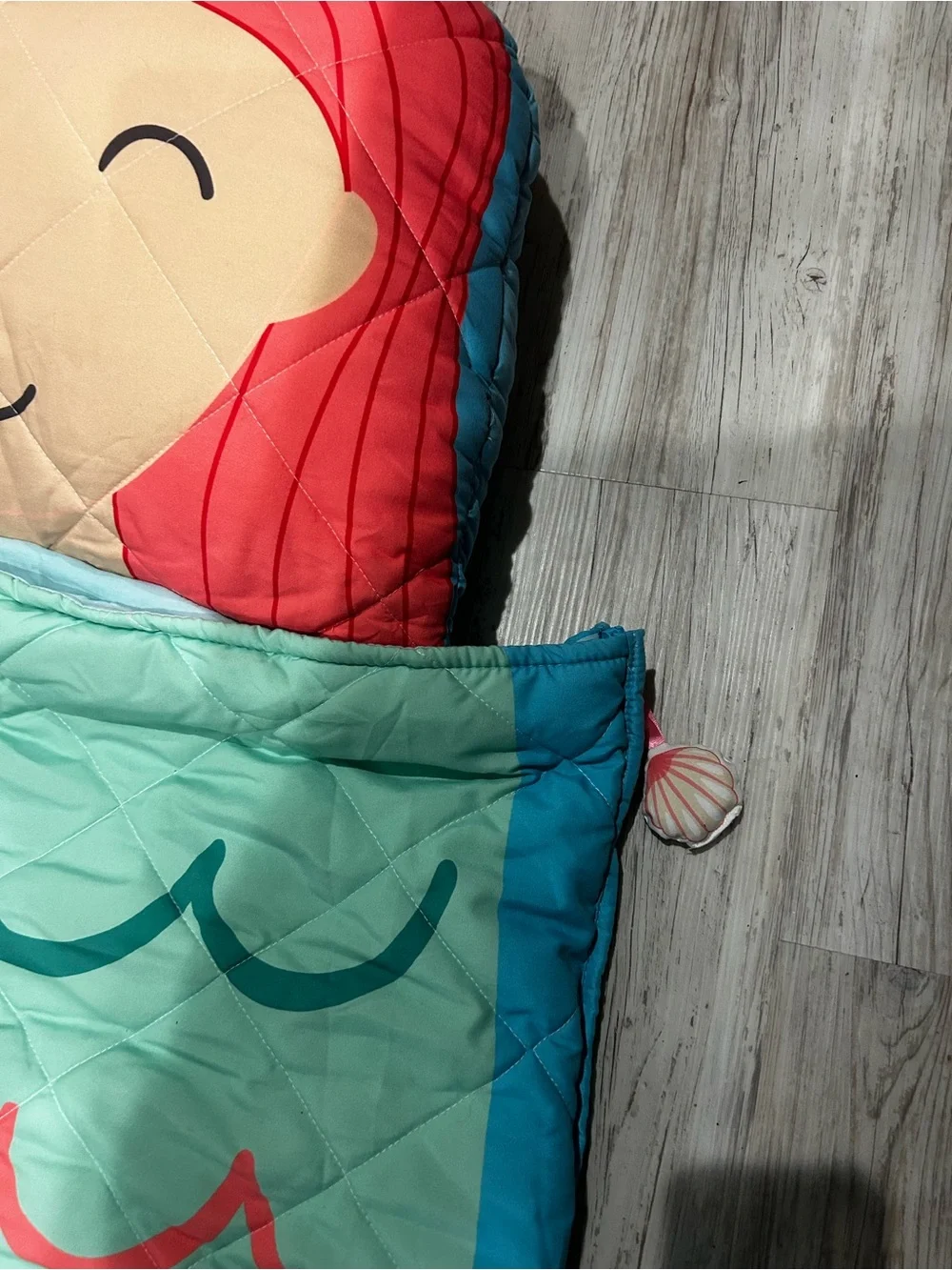Kids Mermaid Sleeping Bag - Teal & Pink